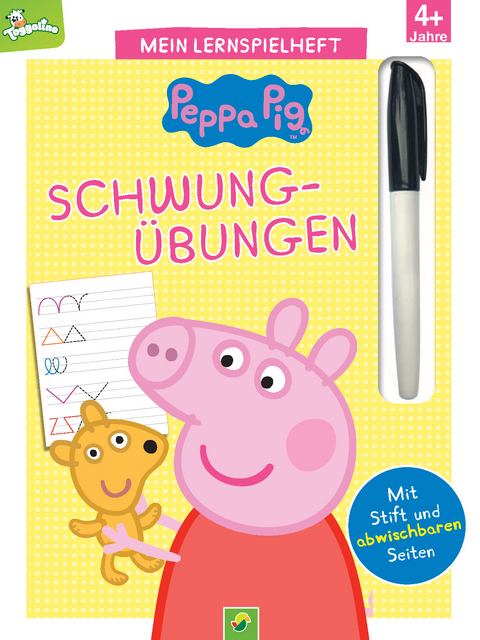 Mein Lernspielheft Peppa Pig Schwung&uuml;bungen