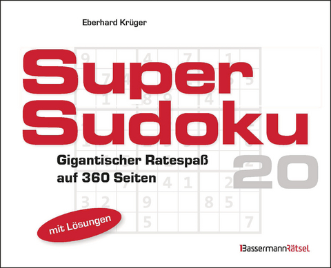 Supersudoku 20 - Eberhard Kr&uuml;ger