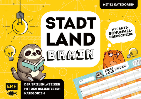 Stadt, Land, Brain - Der Spieleklassiker mit den beliebtesten Kategorien