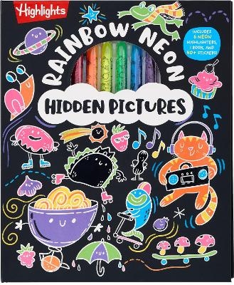 Rainbow Neon Hidden Pictures - 