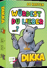 Kartenspiel: W&uuml;rdest du lieber...? Nashornstarke Fragen f&uuml;r Kids mit DIKKA -  Dikka
