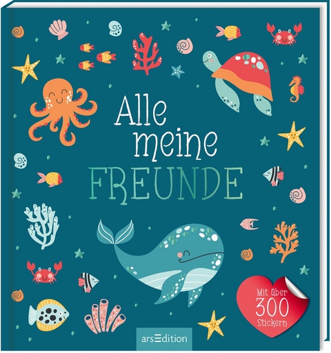 Alle meine Freunde - Meer | Mit &uuml;ber 300 Stickern
