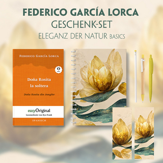 Doña Rosita la soltera Geschenkset (Buch mit Audio-Online) + Eleganz der Natur Schreibset Basics
