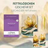 Fettkl&ouml;&szlig;chen Geschenkset (mit Audio-Online) + Eleganz der Natur Schreibset Basics - Guy de Maupassant