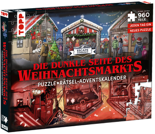 Puzzle-Rätsel-Adventskalender: Die dunkle Seite des Weihnachtsmarkts – 24 Puzzles mit insgesamt 960 Teilen