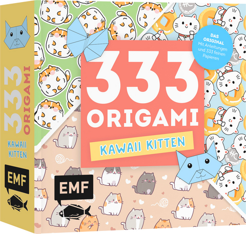 333 Origami &ndash; Kawaii Kitten &ndash; Niedliche Papiere falten f&uuml;r Katzen-Fans