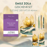&Eacute;mile Zola Geschenkset (mit Audio-Online) + Eleganz der Natur Schreibset Premium - &Eacute;mile Zola
