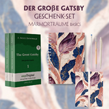 Der Gro&szlig;e Gatsby Geschenkset - 2 B&uuml;cher (mit Audio-Online) + Marmortr&auml;ume Schreibset Basics - F. Scott Fitzgerald