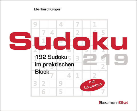 Sudokublock 219 - Eberhard Kr&uuml;ger