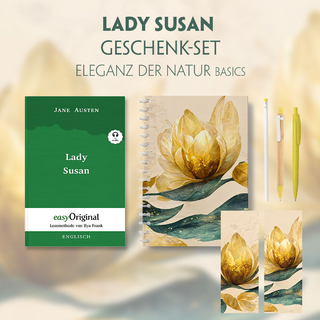 Lady Susan Geschenkset (Softcover + Audio-Online) + Eleganz der Natur Schreibset Basics