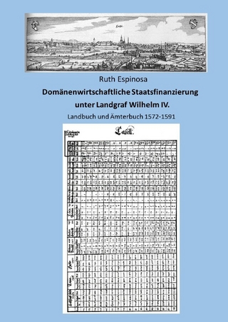 Domänenwirtschaftliche Staatsfinanzierung unter Landgraf Wilhelm IV. Landbuch und Ämterbuch 1572-1591