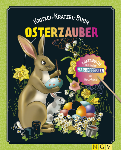 Kritzel-Kratzelbuch Osterzauber f&uuml;r Kinder ab 5 Jahren