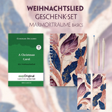 Ein Weihnachtslied Geschenkset (Softcover + Audio-Online) + Marmortr&auml;ume Schreibset Basics - Charles Dickens