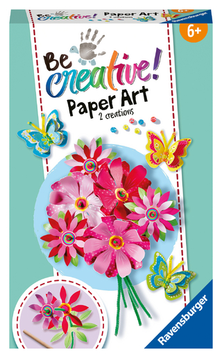 BeCreative Mini - Paper Art Blumen & Schmetterlinge