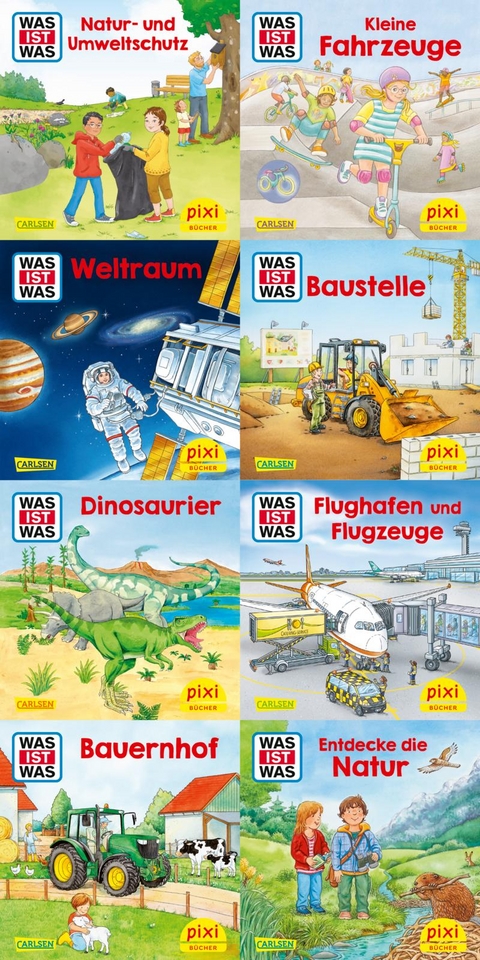 Pixi-8er-Set 296: Pixi zeigt dir WAS IST WAS (8x1 Exemplar) -  diverse