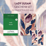 Lady Susan Geschenkset (Softcover + Audio-Online) + Marmortr&auml;ume Schreibset Basics - Jane Austen