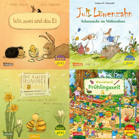 Maxi-Pixi-4er-Set 108: Fr&uuml;hlingszeit (4x1 Exemplar) -  diverse