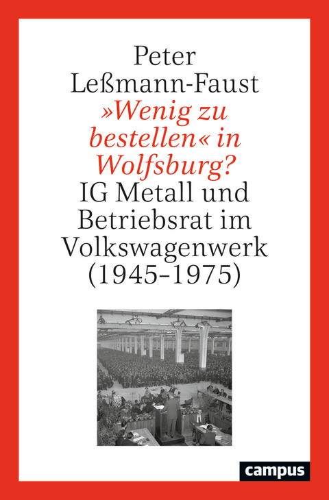»Wenig zu bestellen« in Wolfsburg? - Peter Leßmann-Faust