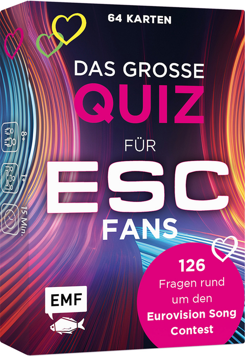 Kartenspiel: Das gro&szlig;e Quiz f&uuml;r ESC-Fans - Katharina Arendt, Leah Molzahn