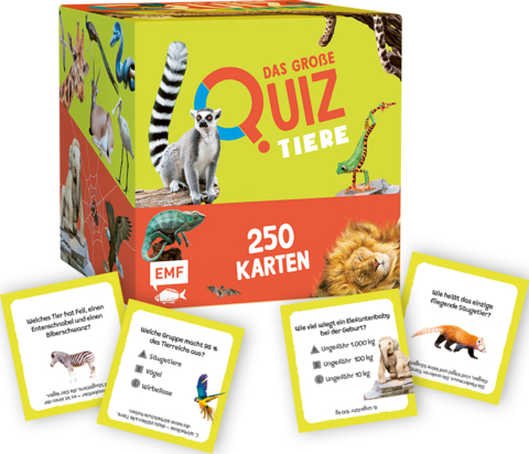 Kartenbox: Das große Quiz - Tiere - Aurore Meyer