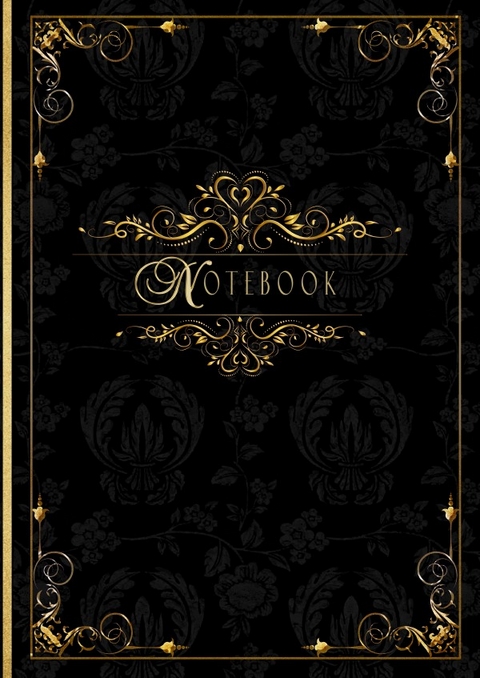 Besondere Premium Vintage Notizb&uuml;cher / Premium A5 Blanko-Notizbuch im Vintage-Stil - Chris Bee ArtDesign