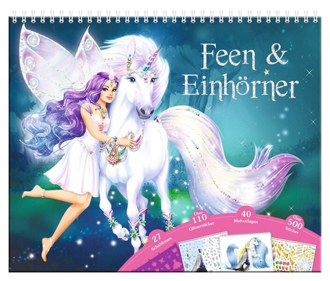 Kreativmappe - Feen & Einh&ouml;rner