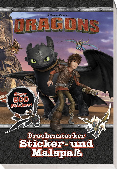 Dragons: Drachenstarker Sticker- und Malspa&szlig; -  Panini
