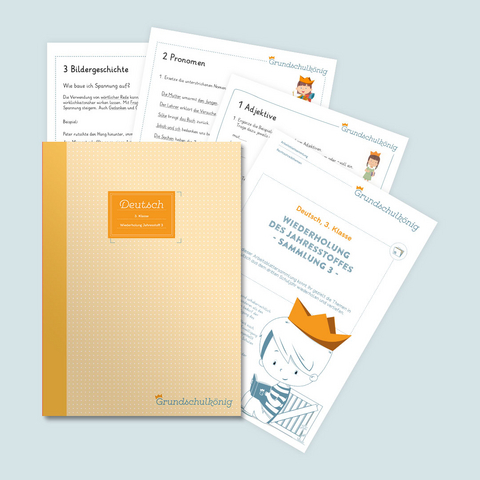 Grundschule - Deutsch, 3. Klasse: Wiederholung des Jahresstoffs - Teil 3 - Sabrina N&auml;gl, Manuela Winter