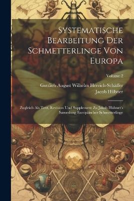 Systematische Bearbeitung Der Schmetterlinge Von Europa - Gottlieb August Wilhe Herrich-Schäffer, Jacob Hübner