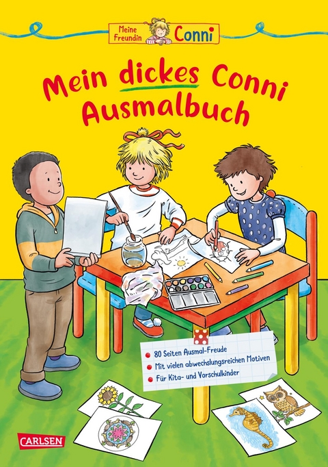 Conni Gelbe Reihe (Besch&auml;ftigungsbuch): Mein dickes Conni-Ausmalbuch - Hanna S&ouml;rensen