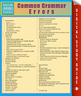 Common Grammar Errors (Speedy Study Guides) - Sheryl Koontz