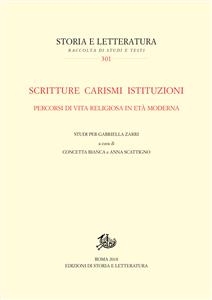 Scritture carismi istituzioni.