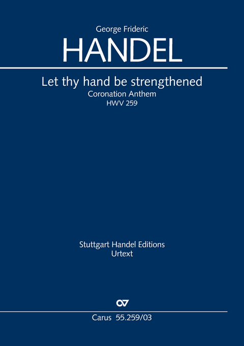Let thy hand be strengthened (Klavierauszug) - Georg Friedrich H&auml;ndel