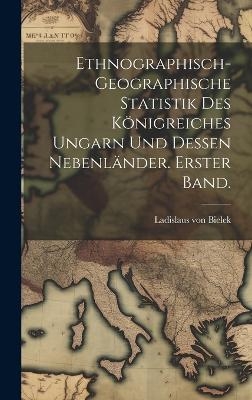 Ethnographisch-geographische Statistik des Königreiches Ungarn und dessen Nebenländer. Erster Band.