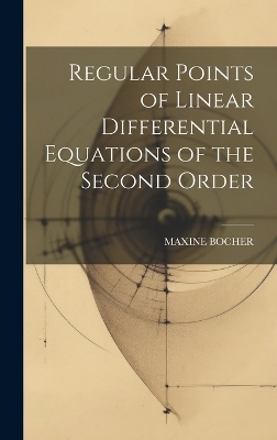 Regular Points of Linear Differential Equations of the Second Order