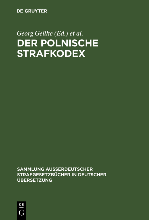 Der polnische Strafkodex - 