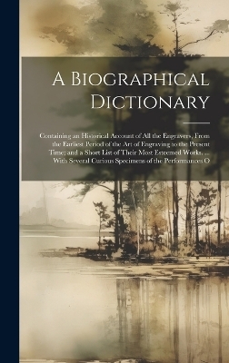 A Biographical Dictionary -  Anonymous