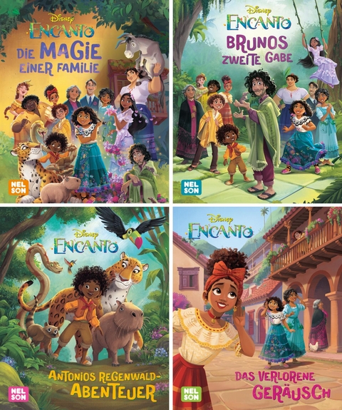 Nelson Mini-B&uuml;cher: 4er Disney Encanto 1-4