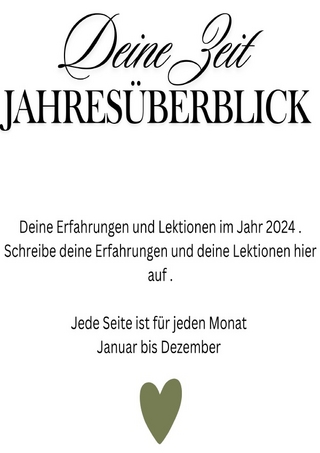 Deine Zeit das Notizbuch