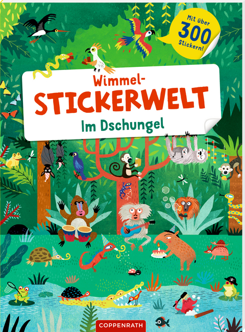 Wimmel-Stickerwelt &ndash; Im Dschungel