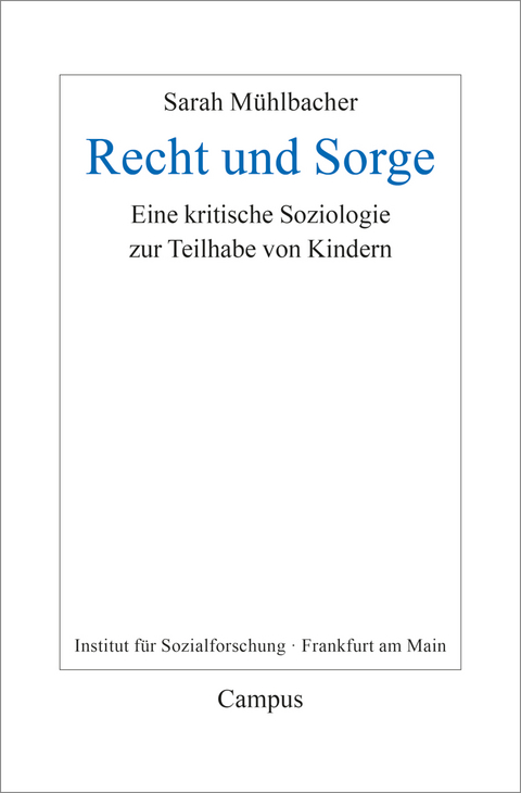 Recht und Sorge - Sarah M&uuml;hlbacher
