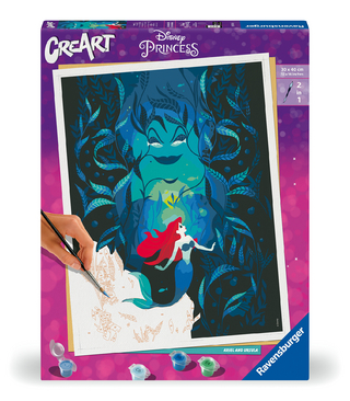 CreArt Adults Premium Disney Prinzessinnen - Ariel and Ursula