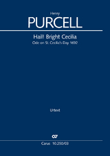 Hail! Bright Cecilia. Ode on St. Cecilia's Day 1692 (Klavierauszug) - Henry Purcell