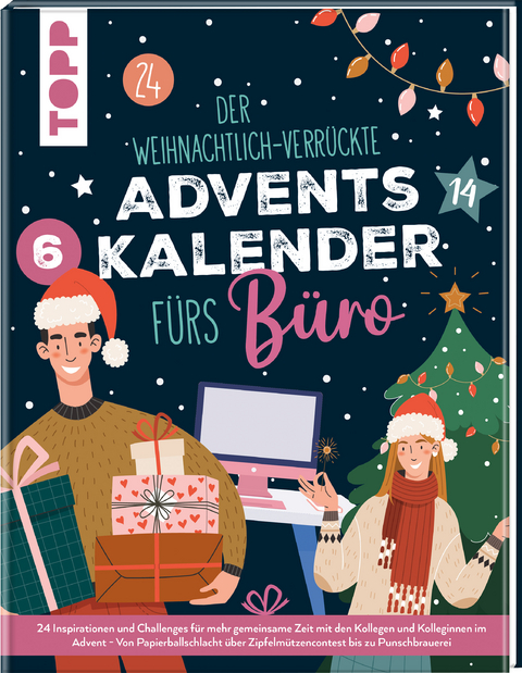 Der weihnachtlich-verr&uuml;ckte Adventskalender f&uuml;rs B&uuml;ro