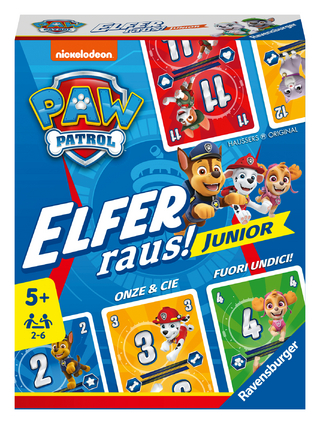 Paw Patrol Elfer raus! Junior - Kartenspiel ab 5 Jahre