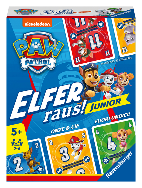 Paw Patrol Elfer raus! Junior - Kartenspiel ab 5 Jahre
