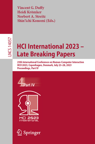 HCI International 2023 – Late Breaking Papers