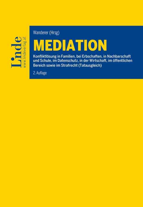 Mediation - Sascha Ferz, Anton H&uuml;tter, Mirella Kreder, Gerda Ruppi-Lang, Gudrun Turek-Lima, Ulrich Wanderer, Ulrike Frauenberger-Pfeiler, Bernd Glaeser, Arno Fischbacher, Christine Haberlehner