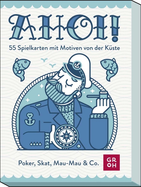Ahoi! 55 Spielkarten mit Motiven von der K&uuml;ste - 