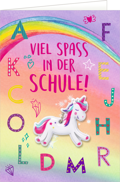 Gru&szlig;karte - Viel Spa&szlig; in der Schule!